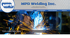 Desktop Screenshot of mpdweldinginc.com