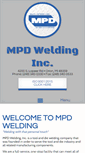 Mobile Screenshot of mpdweldinginc.com